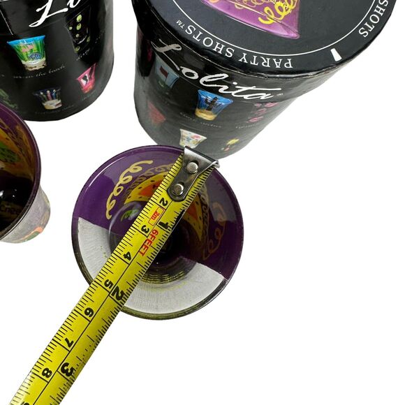 Lolita Party Shots Happy Anniversary Shot GLASS Set Of 2 - Picture 7 of 7